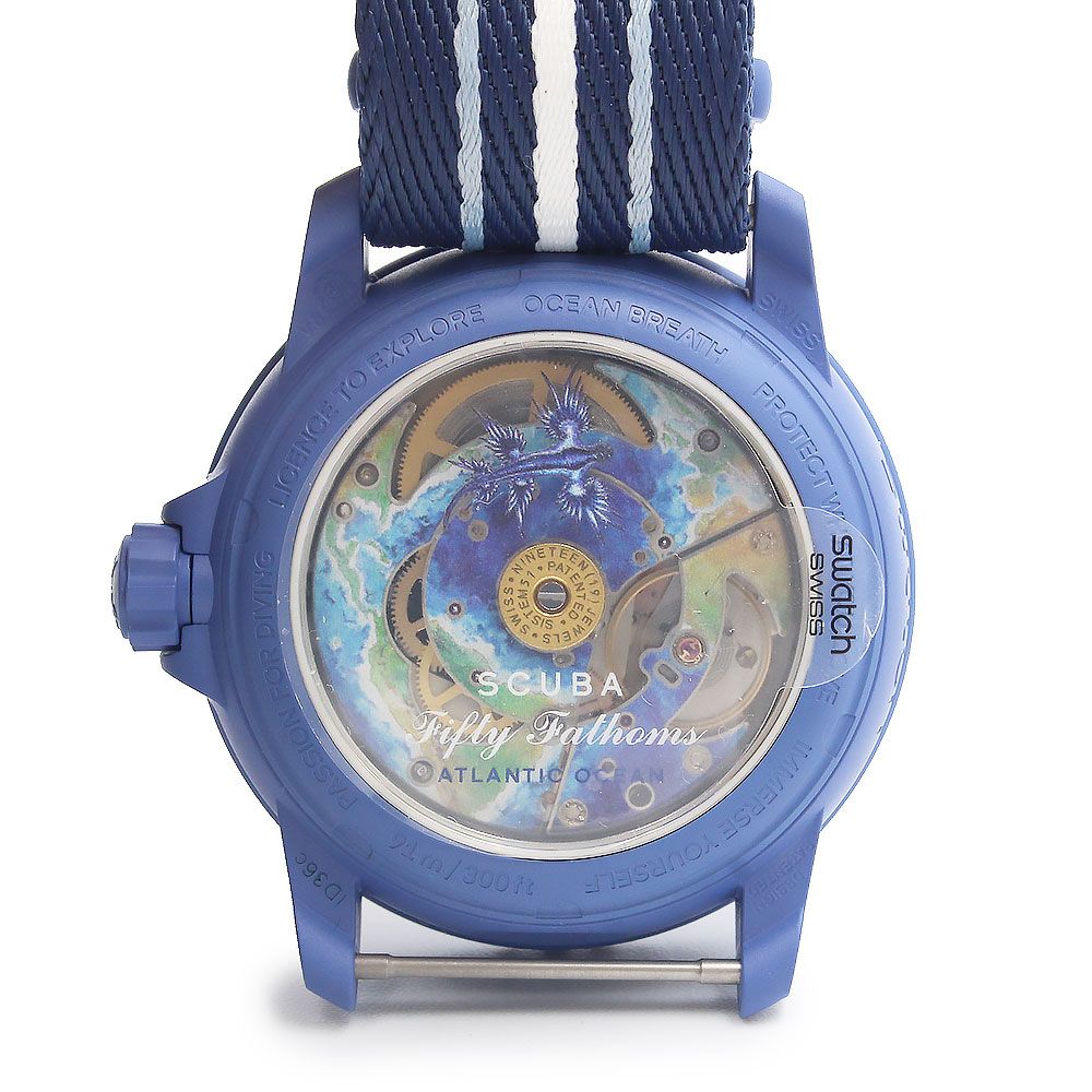 ブランパン スウォッチ SO35A100 スクーバ フィフティ ファゾムス