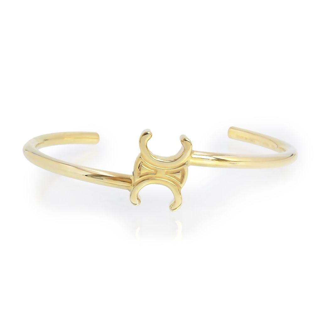 セリーヌ 460PQ6BRA トリオンフ アシンメトリック カフ ゴールド