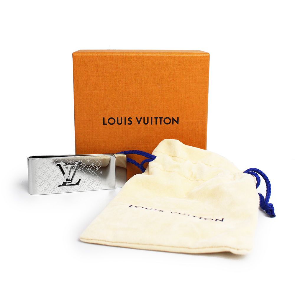 ルイ ヴィトン M65041 ビルクリップ シャンゼリゼ スティール シルバー