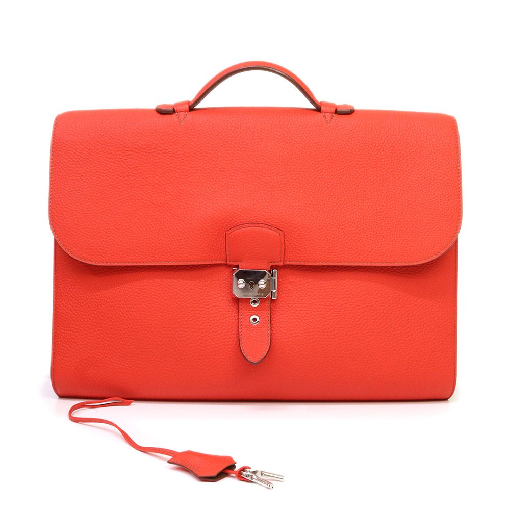 【新品同様】HERMES サックアデペッシュ 38 トゴ レザー ビジネスバッグ お値引き】【美品】HERMES エルメス サックアデペッシュトゴ 38