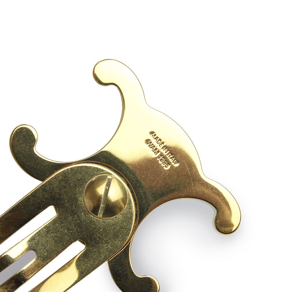 セリーヌ 46Z656BSL トリオンフ スチール ブラス ゴールド スナップ