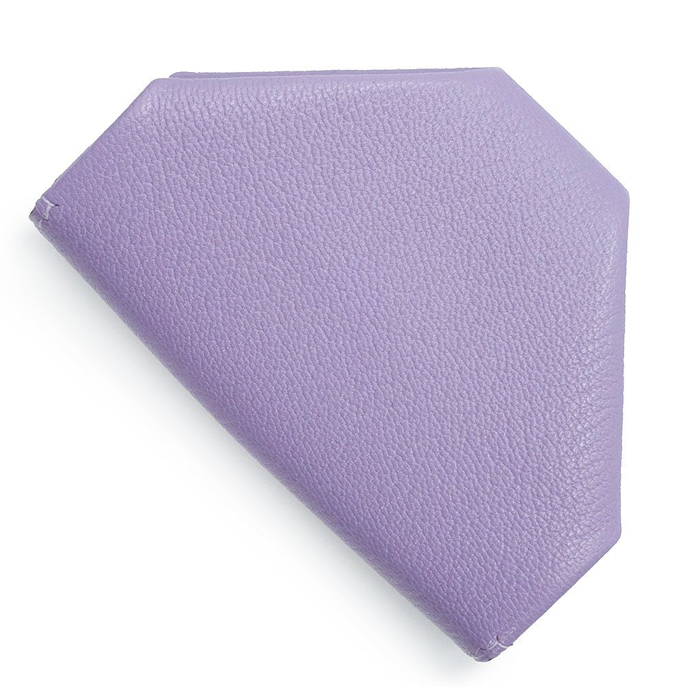 HERMESパープルレザーケース エルメス ル ヴァンキャトル 24 シェーブルミゾール リラ パープル □E