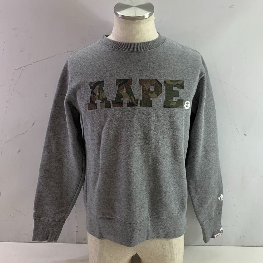 04w5730▽※【中古】A BATHING APE アベイシングエイプ スウェット