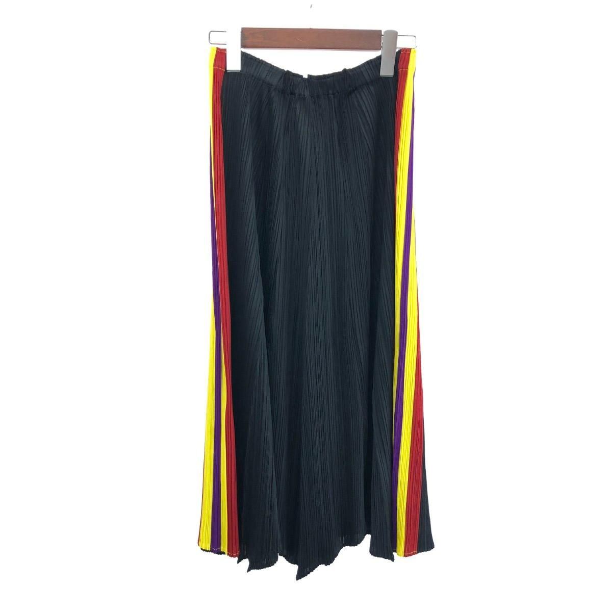 PLEATS PLEASE プリーツプリーズ サイドラインスカート サイズ:3