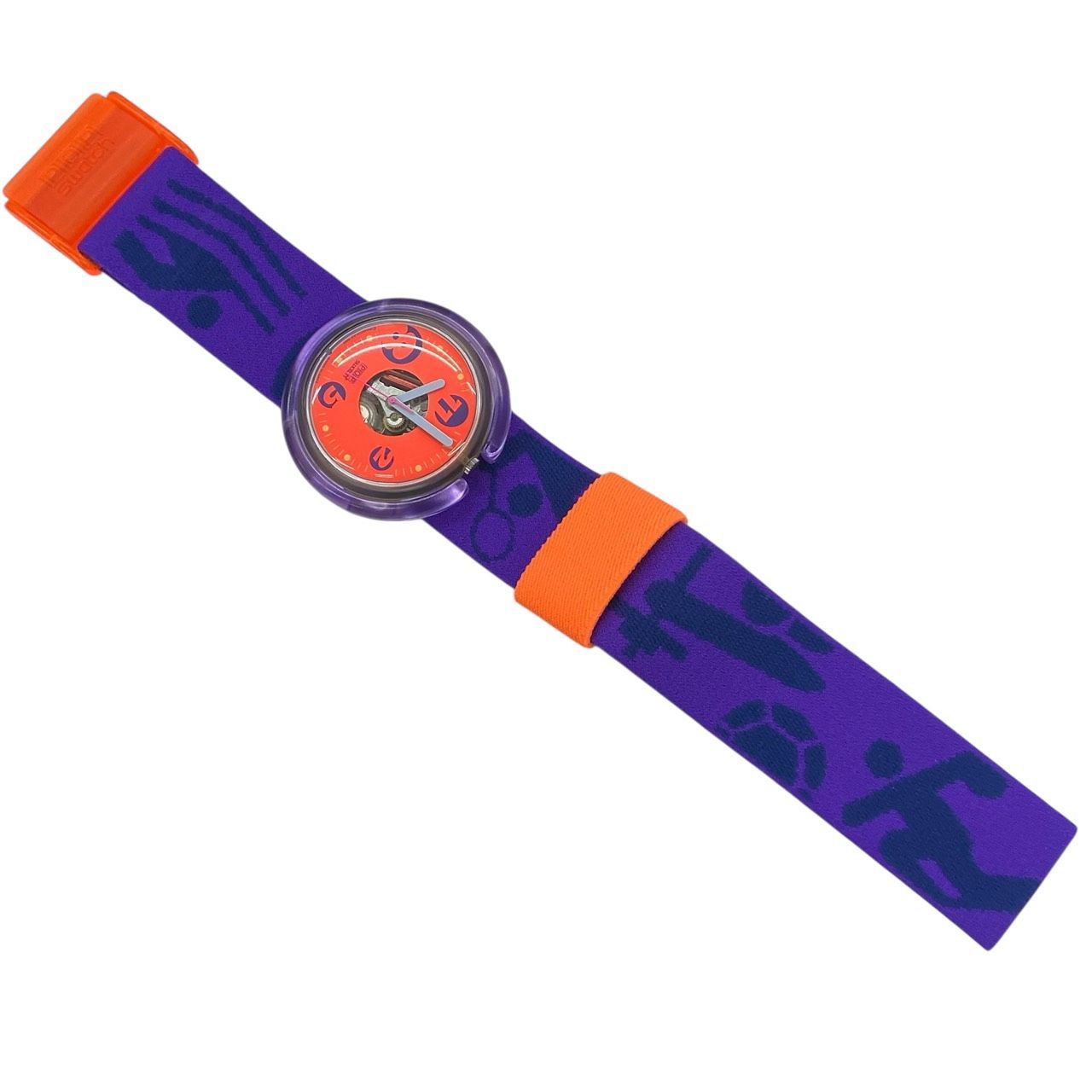未使用/稼働品】 Swatch POP スウォッチ ポップ 90s 腕時計 オレンジ 