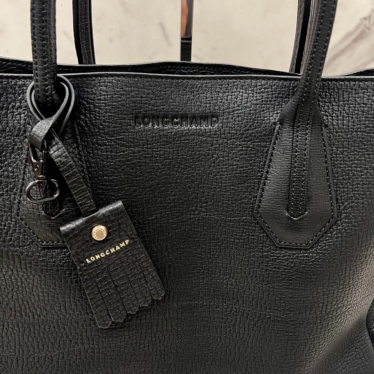 美品 LONGCHAMP ロンシャン PENELOPE ペネロペ トートバッグ レザー 