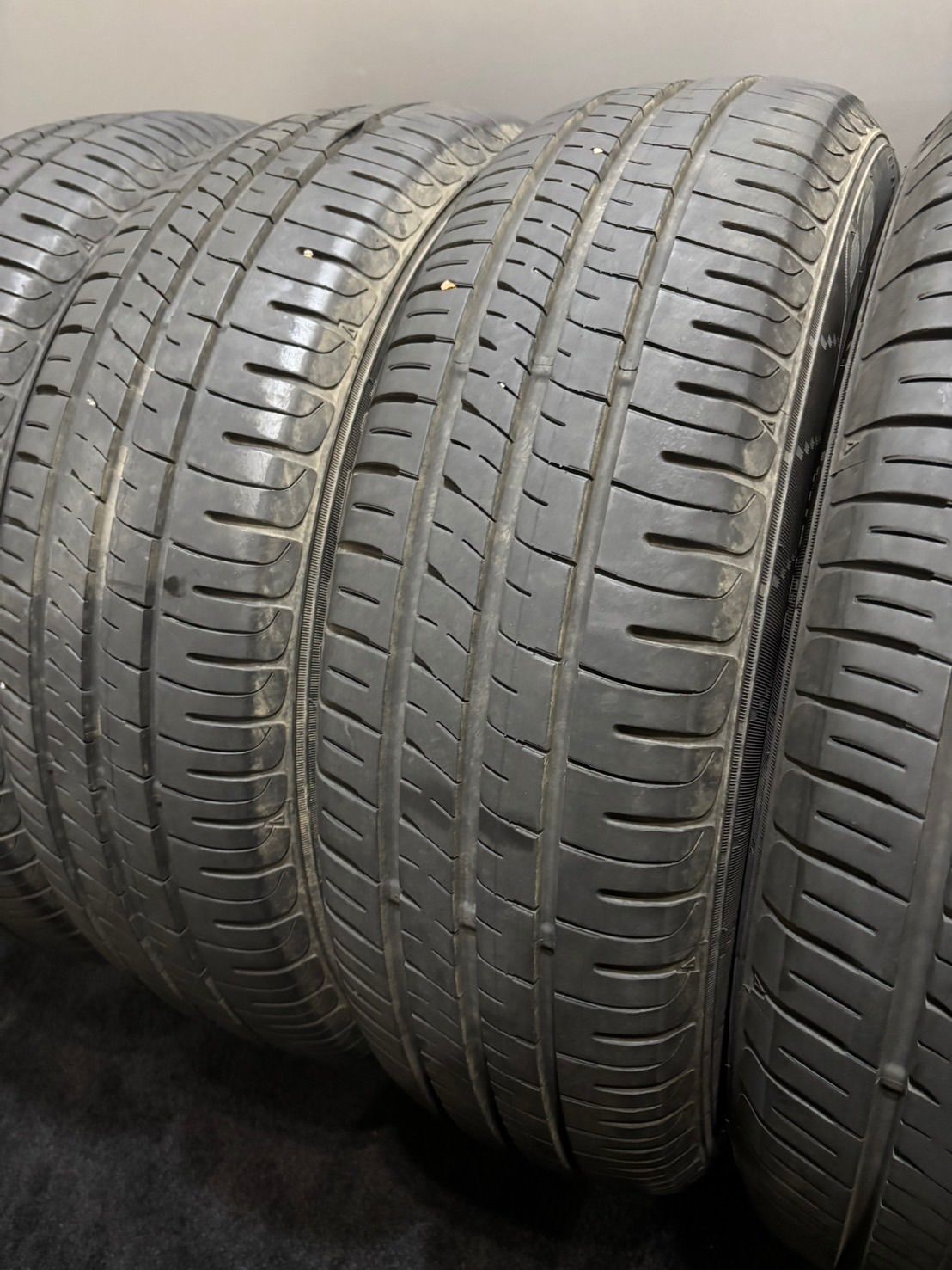 ☆185/65R15 DUNLOP/ENASAVE EC204 20年製 夏タイヤ サマータイヤ 4本