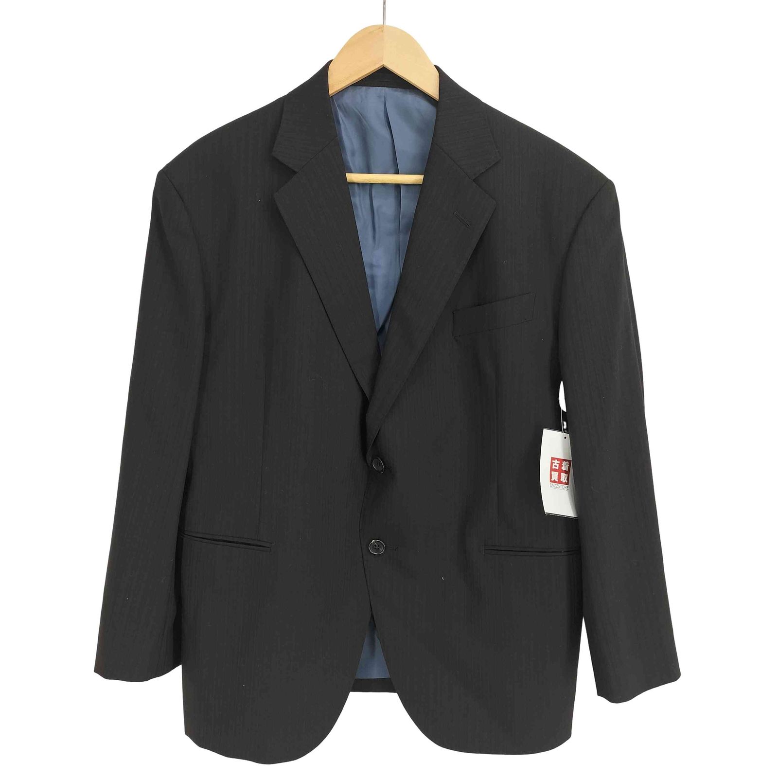 USED古着(ユーズドフルギ) {{ON O FF by TTAGGG}} ウール混 ストライプコート import メンズ import：M 【中古】【ブランド古着バズストア】 ユーズドフルギ USED古着 ウール混 ストライプ テーラードジャケット