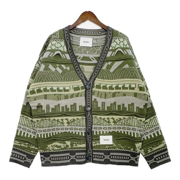 WTAPS ダブルタップス ニット カーディガン セーター ジャカード