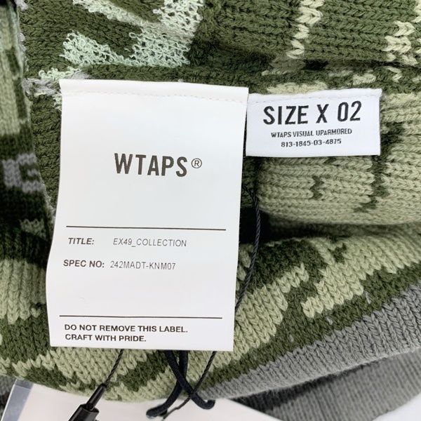 WTAPS ダブルタップス ニット カーディガン セーター ジャカード