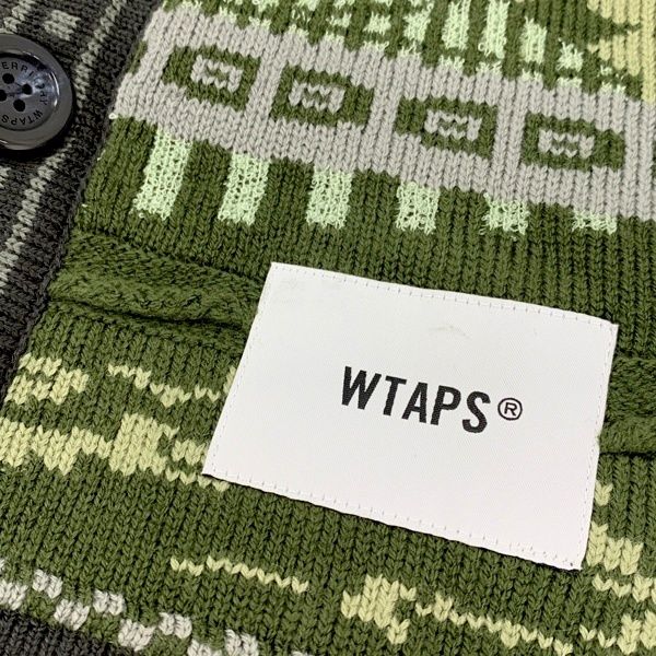 WTAPS ダブルタップス ニット カーディガン セーター ジャカード