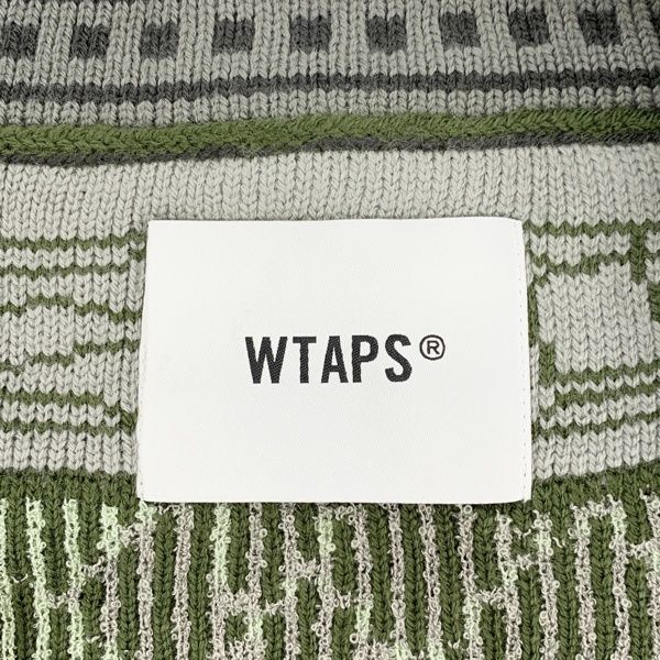 WTAPS ダブルタップス ニット カーディガン セーター ジャカード