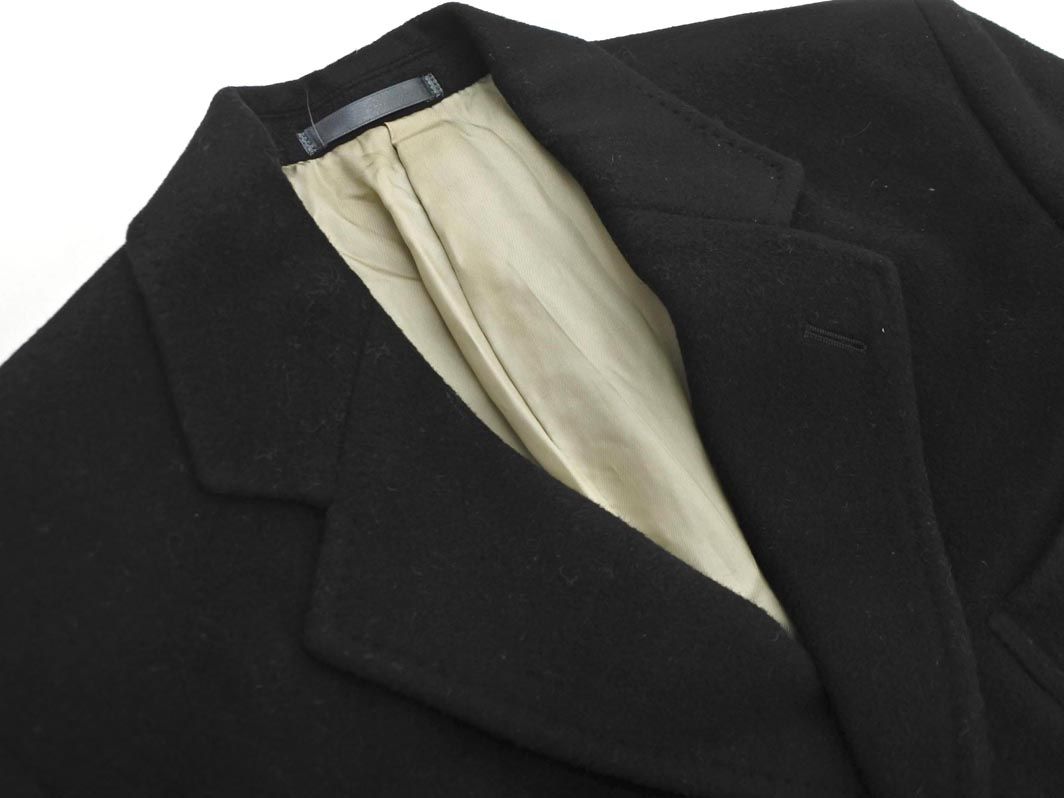 Paul Smith ポールスミス アンゴラ混 チェスター コート sizeM/黒