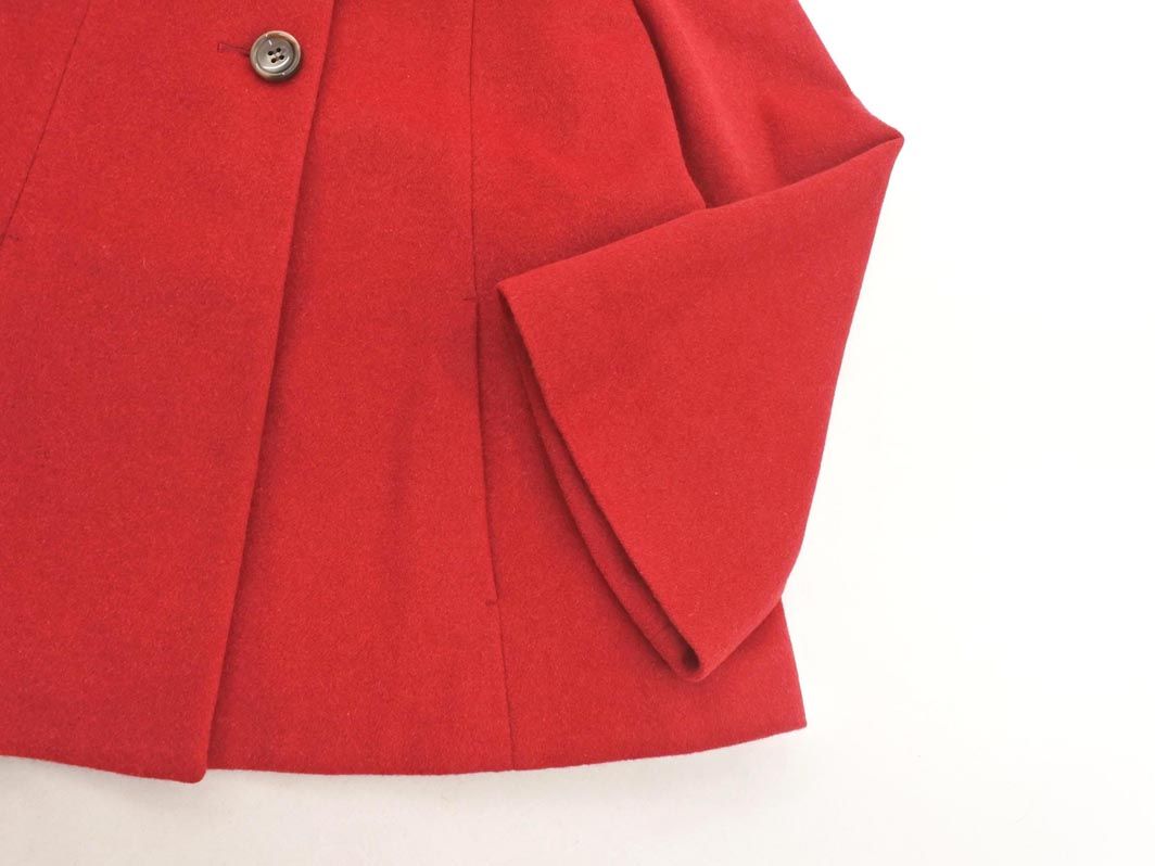 ANAYI アナイ アンゴラ混 ショート丈 コート size36/赤