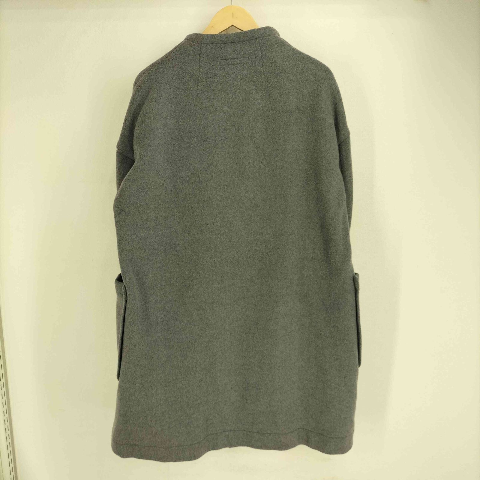 ユーズドフルギ USED古着 ウール混 ロングコート レディース 表記無