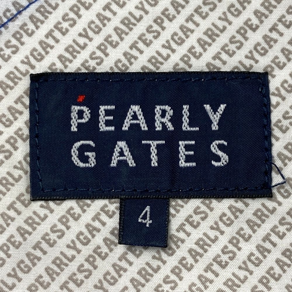サイズ：4 PEARLY GATES パーリーゲイツ パンツ ブルー系