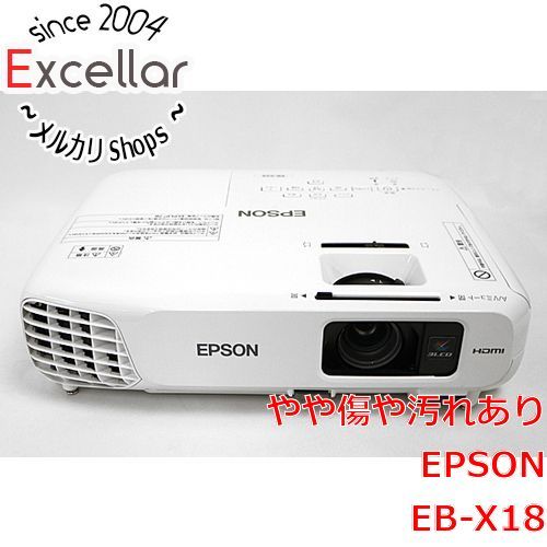 bn:0] EPSON製 液晶プロジェクター EB-X18 2900ルーメン リモコンなし