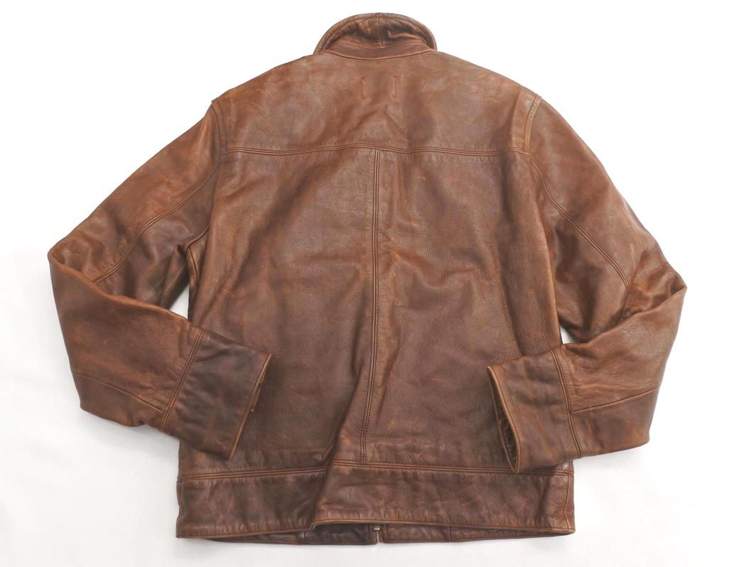 BANANA REPUBLIC バナナリパブリック カウレザー シングル ライダース