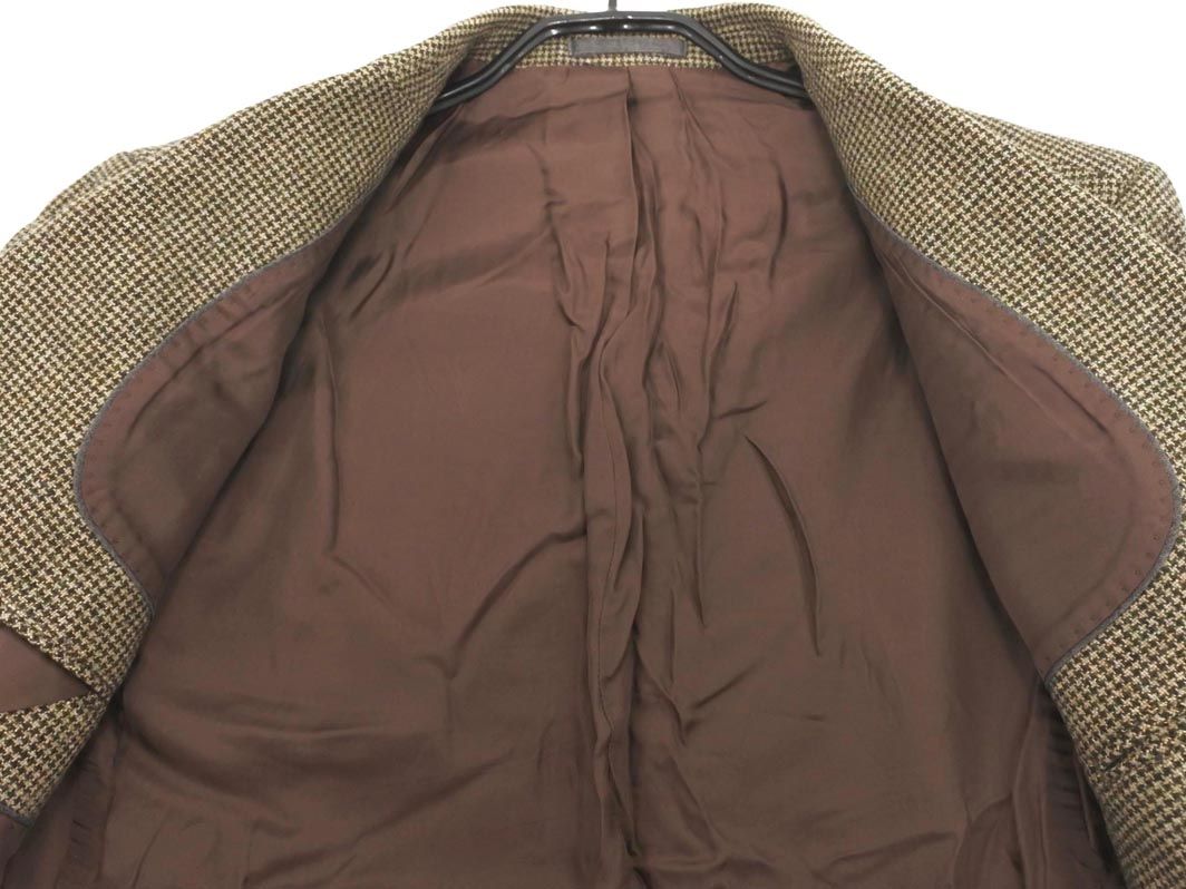 LANDS' END ランズエンド ウール100% 千鳥柄 テーラード ジャケット