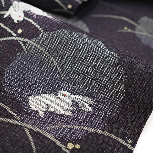 新古品】 名古屋帯 未使用 京都 西陣 まいづる 正絹 九寸 やまと 扱い