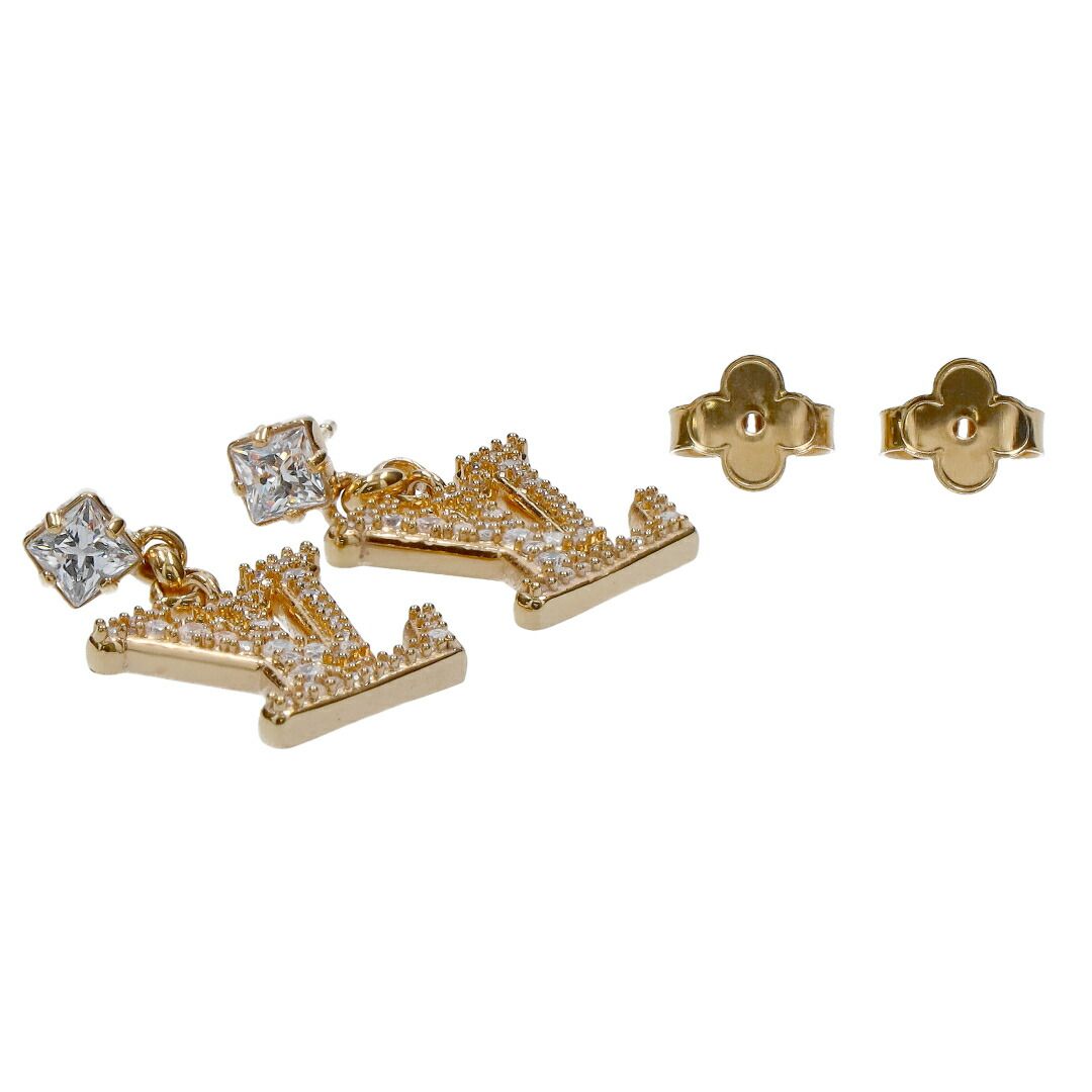 ルイヴィトン LOUIS VUITTON ピアス レディ LV M01844 ゴールド - メルカリ