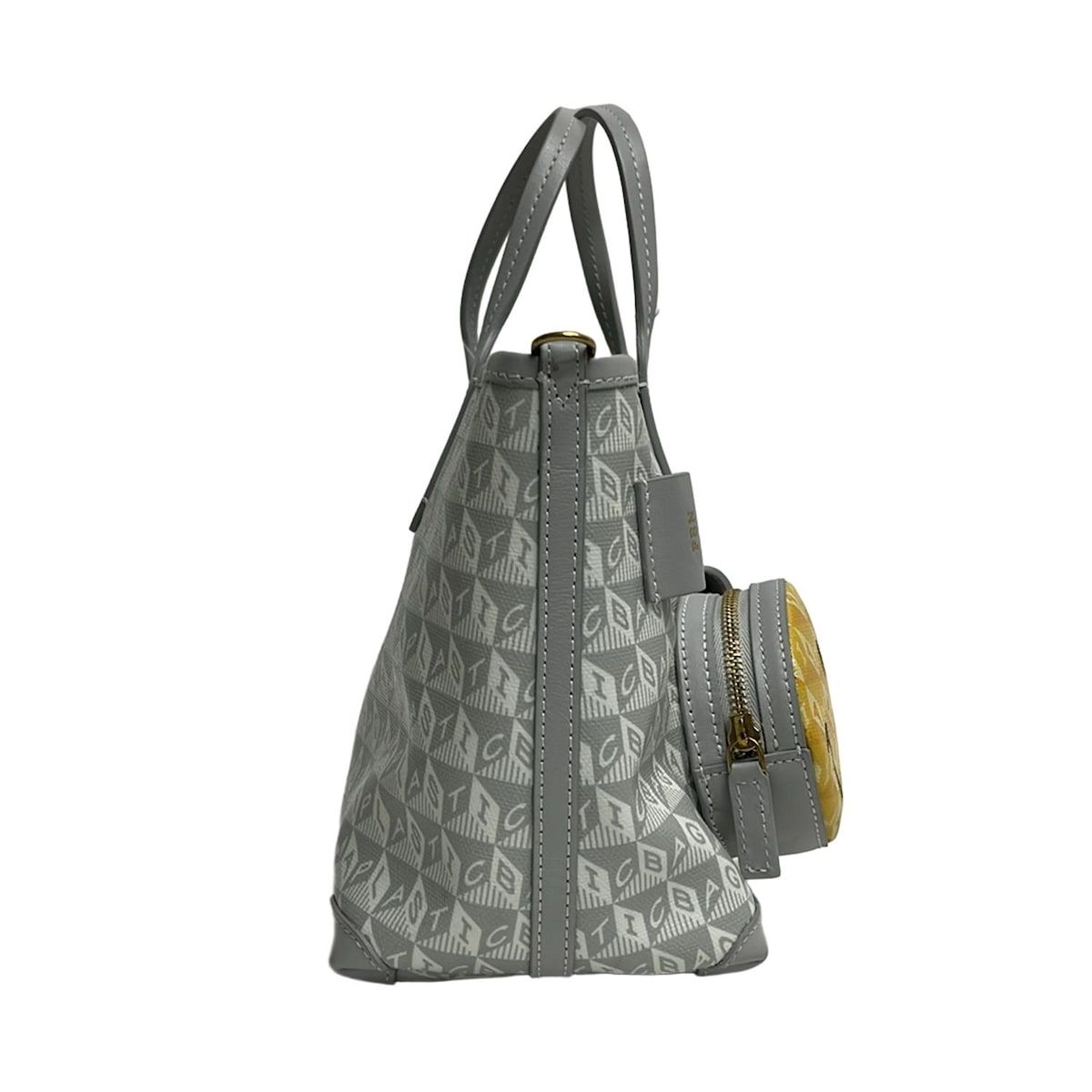 Anya Hindmarch(アニヤハインドマーチ) ハンドバッグ - グレー×クリア