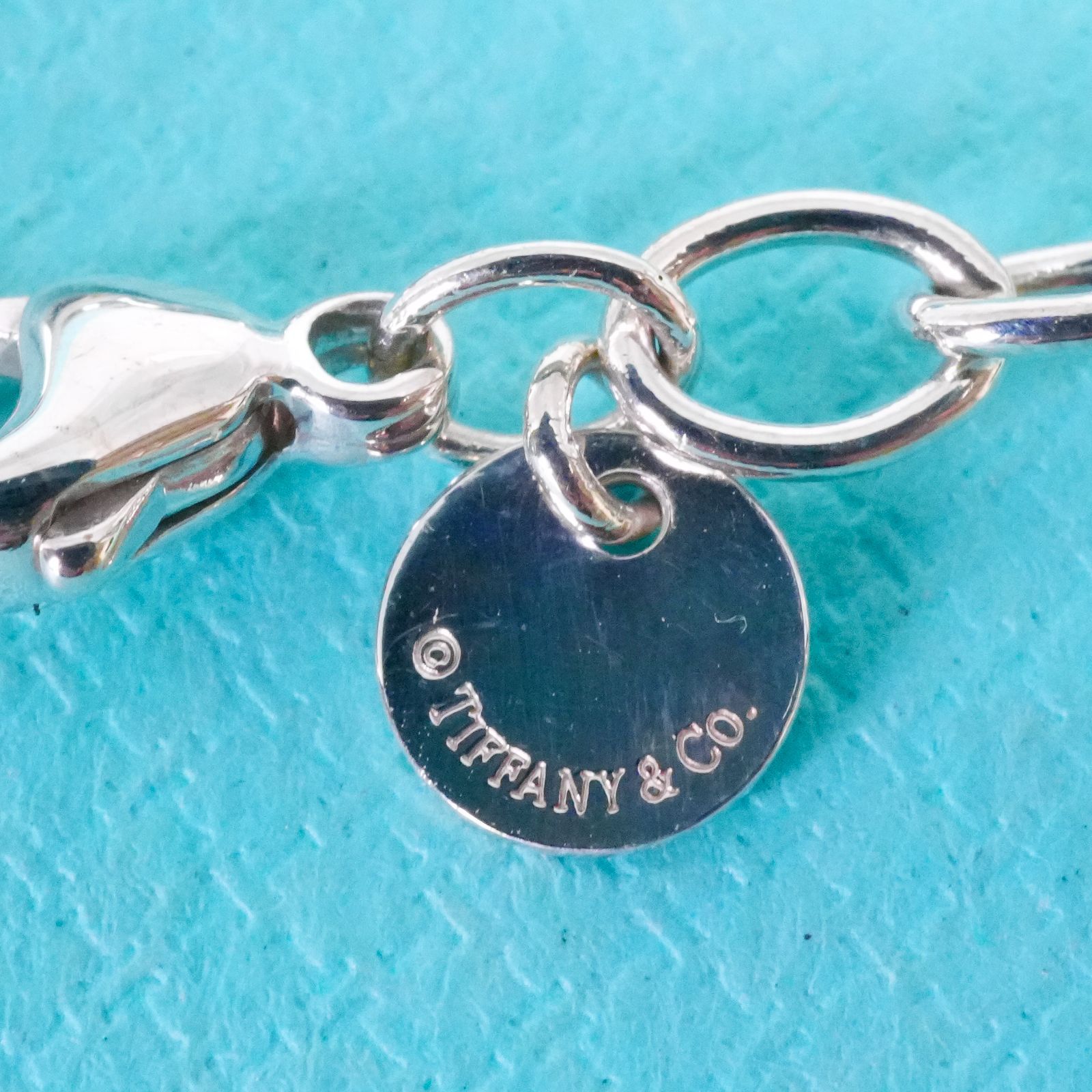 希少 ティファニー インフィニティ シルバー ブレスレット/25-2119