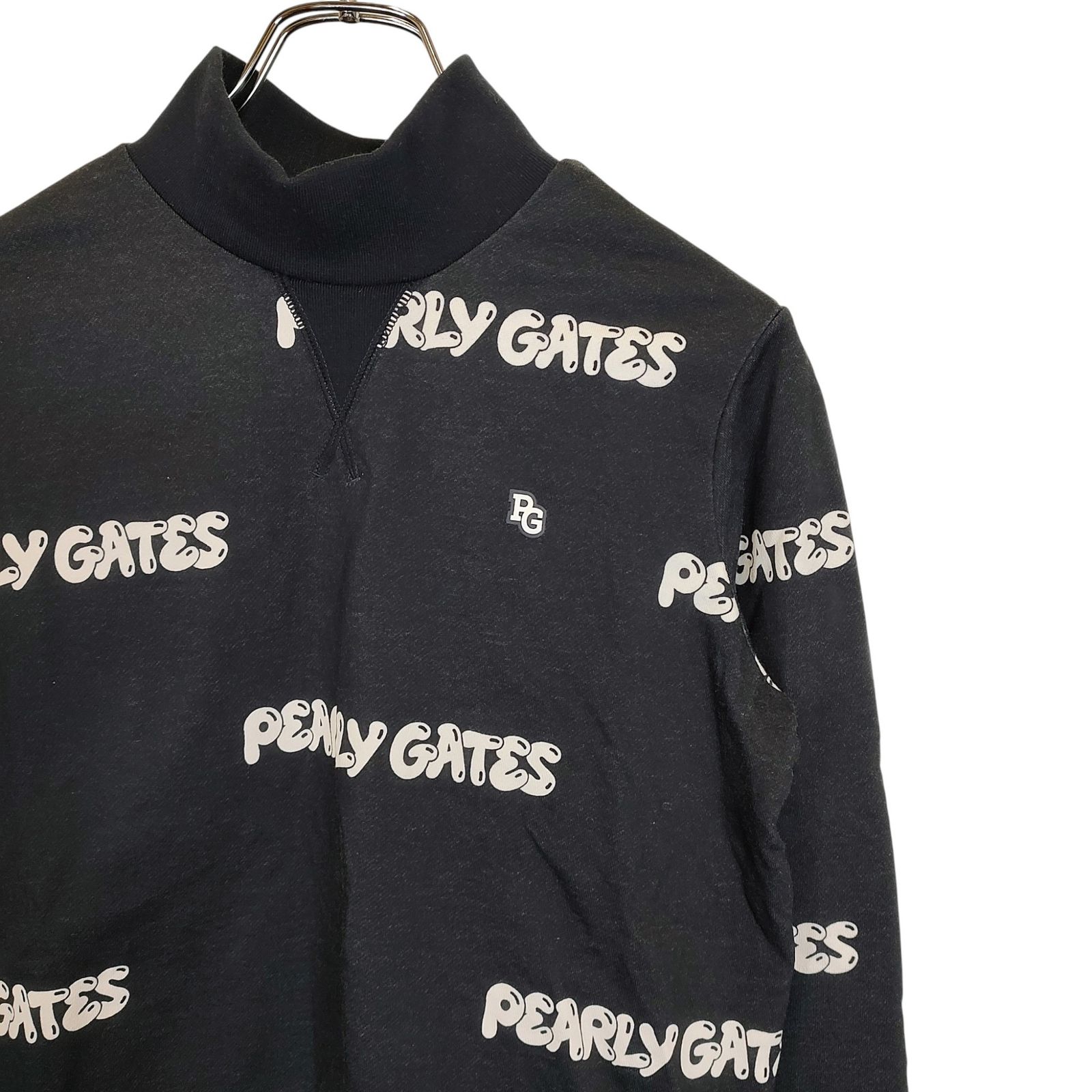 PEARLY GATES パーリーゲイツ ゴルフ 25AW Cソロナ 裏毛 長袖 モック