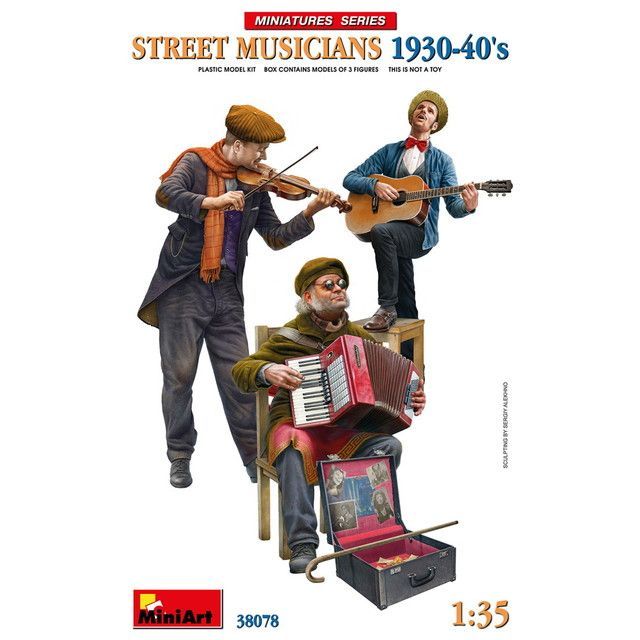ホビー・楽器・アート acteur 新品 ミニアート 1/35 1930-40年代 ヨーロッパのストリート