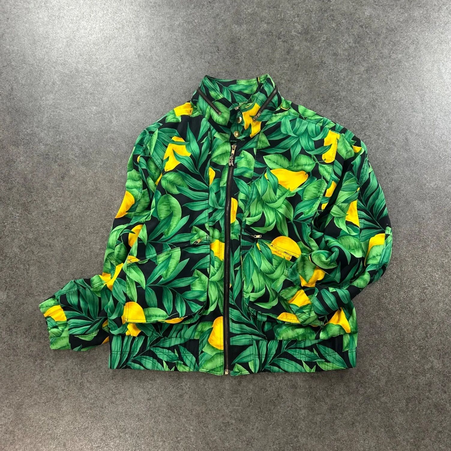 90s Vintage GK 伊太利屋 イタリヤ ブルゾン レトロ ジップアップ 