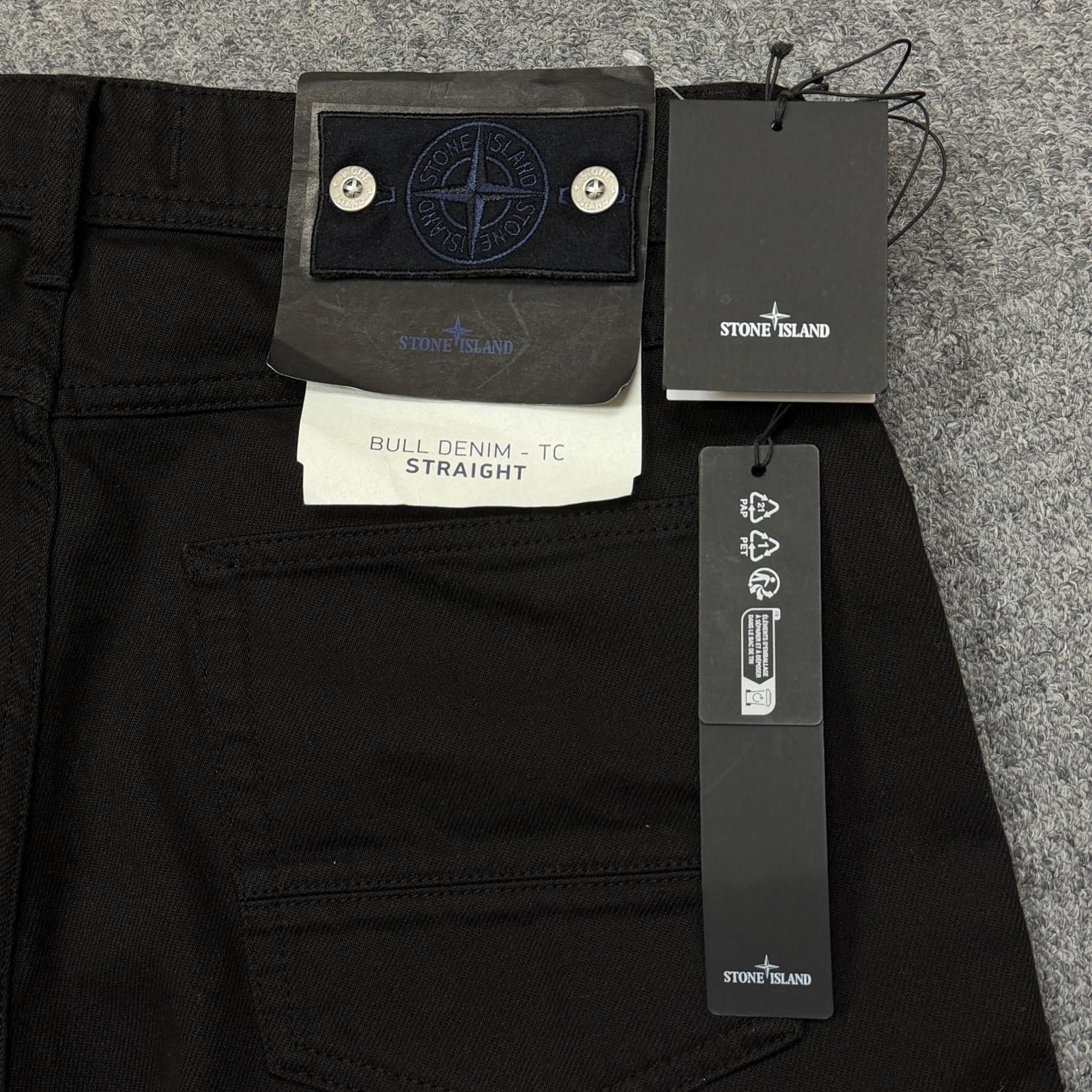 国内正規 STONE ISLAND 25AW BULL DENIM - TC Straight leg Jeans 