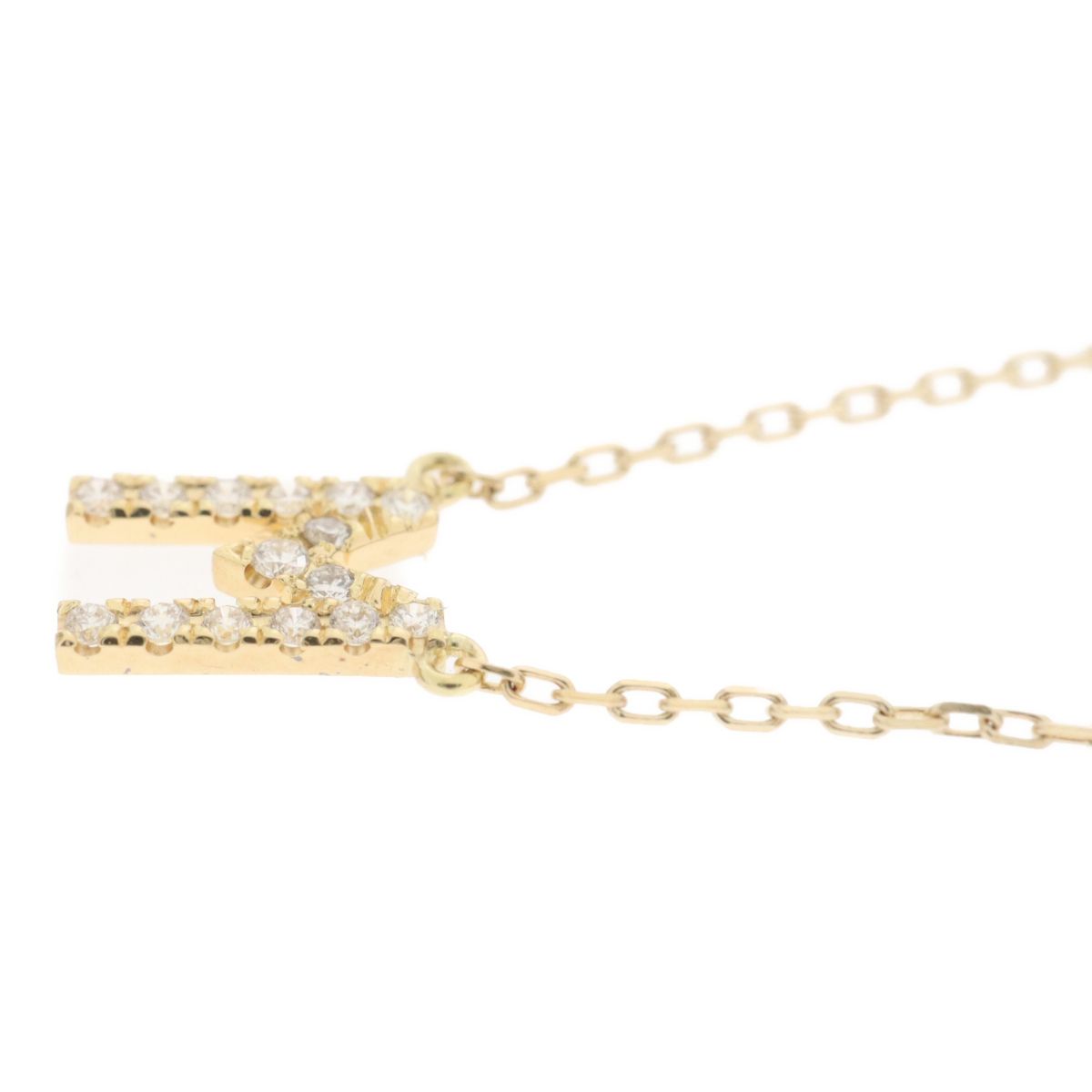 AHKAH アーカー K18YG 18金イエローゴールド ダイヤ0.16ct M 