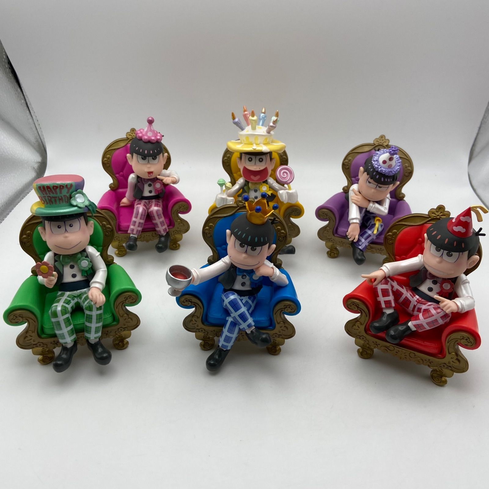 おそ松さん 松にも衣装 誕生日フィギュアセット 6体コンプリート おそ松さん 松にも衣装 フィギュア コンプリ―ト セット 6点 おそ松