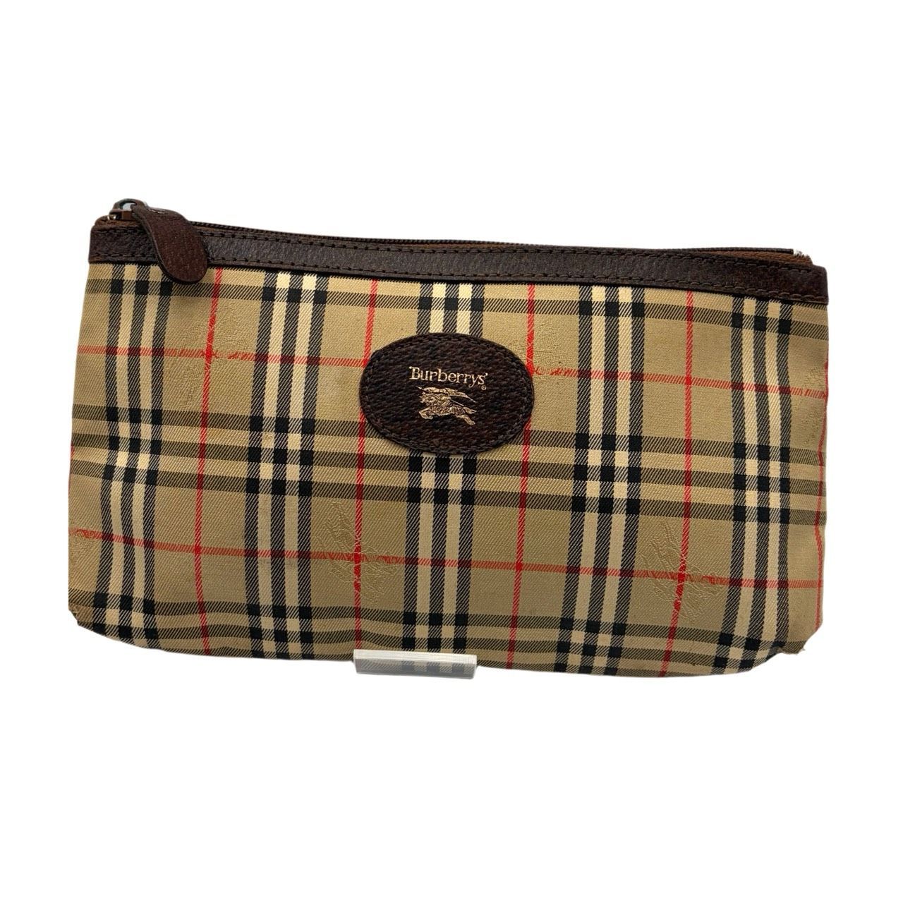 【希少】Burberry's バーバリーズ ノバチェック柄ポーチ チェック柄 希少✤【BURBERRYS／バーバリー】ポーチ／クラッチバッグ ノバチェック