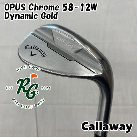 【中古】ウェッジ キャロウェイ OPUS Chrome 58-12WDynamic GoldS20058[6936]