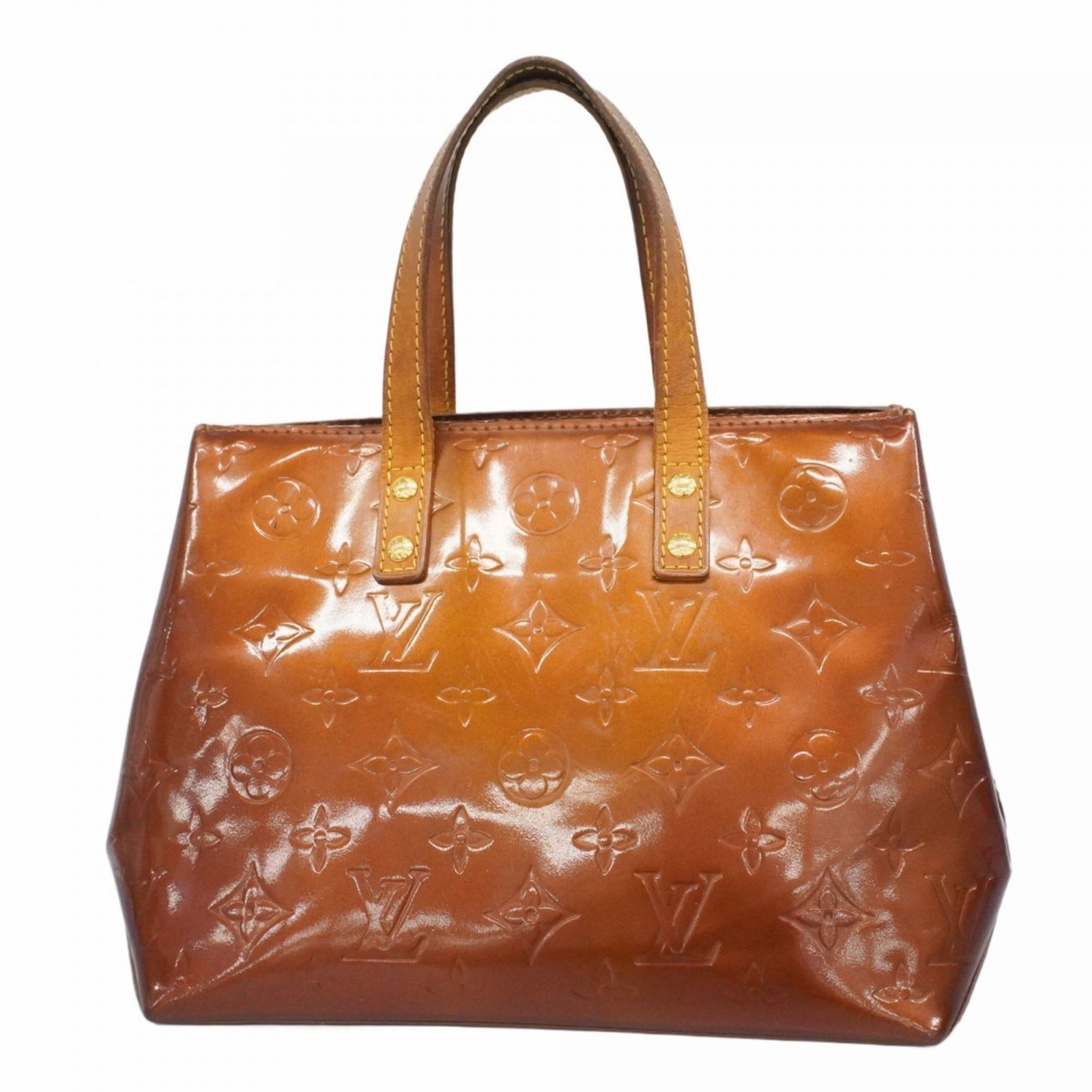 ★最終価格★SALE【5od4028】ルイヴィトン ハンドバッグ ヴェルニ リードPM M91146 ブロンズ【中古】レディース ルイ・ヴィトン(Louis Vuitton) ルイ・ヴィトン ハンドバッグ ヴェルニ