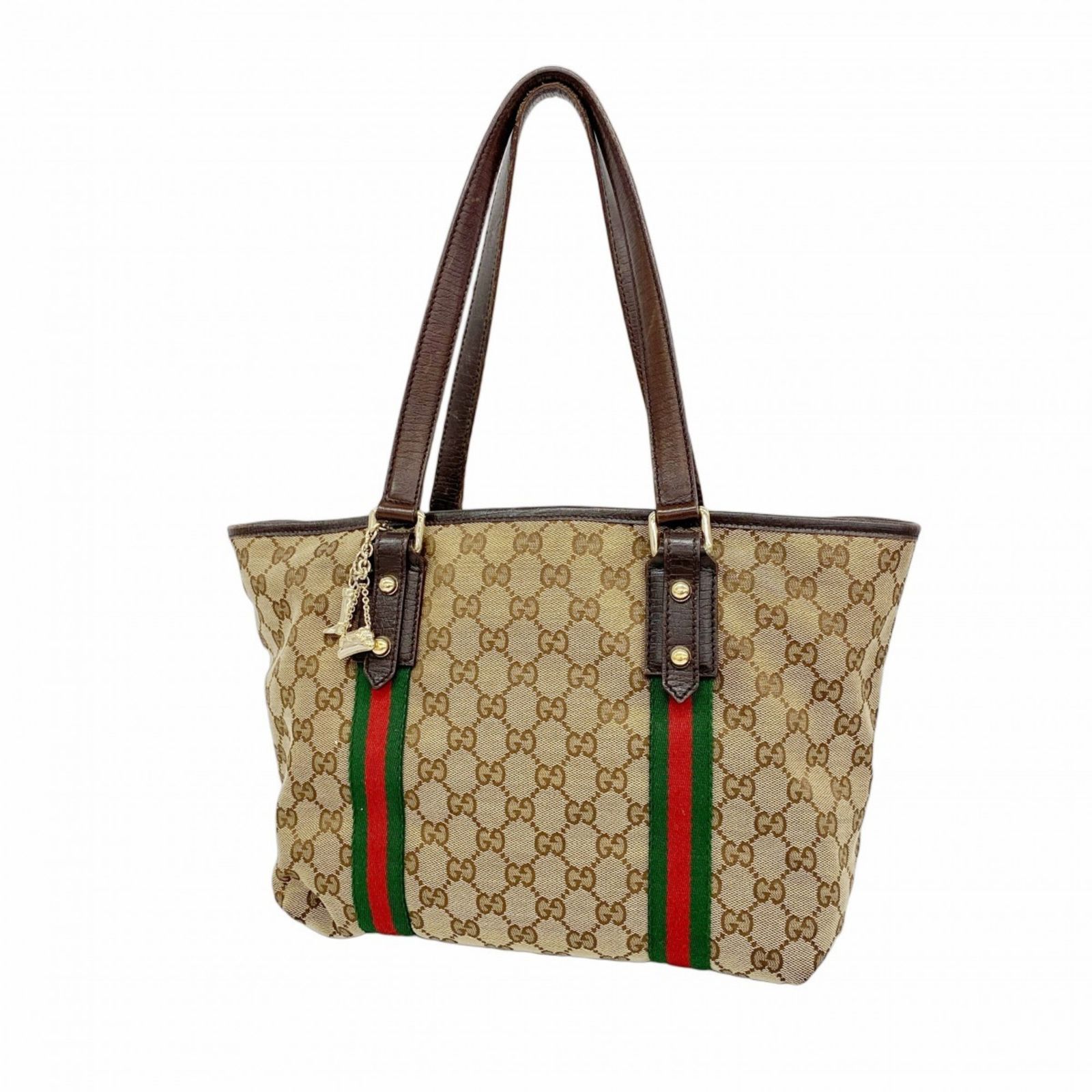 グッチ(Gucci) グッチ トートバッグ GGキャンバス シェリーライン