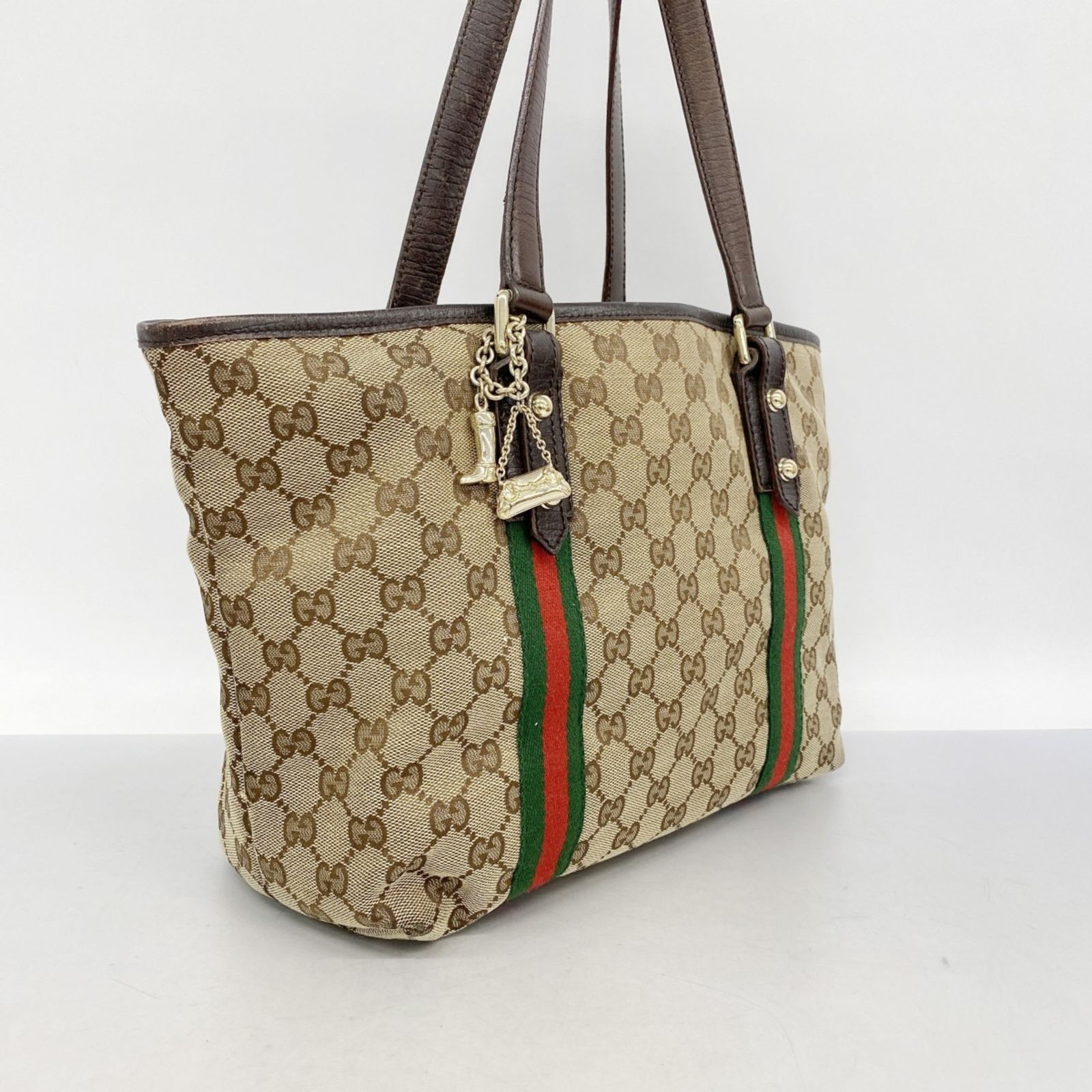 グッチ(Gucci) グッチ トートバッグ GGキャンバス シェリーライン