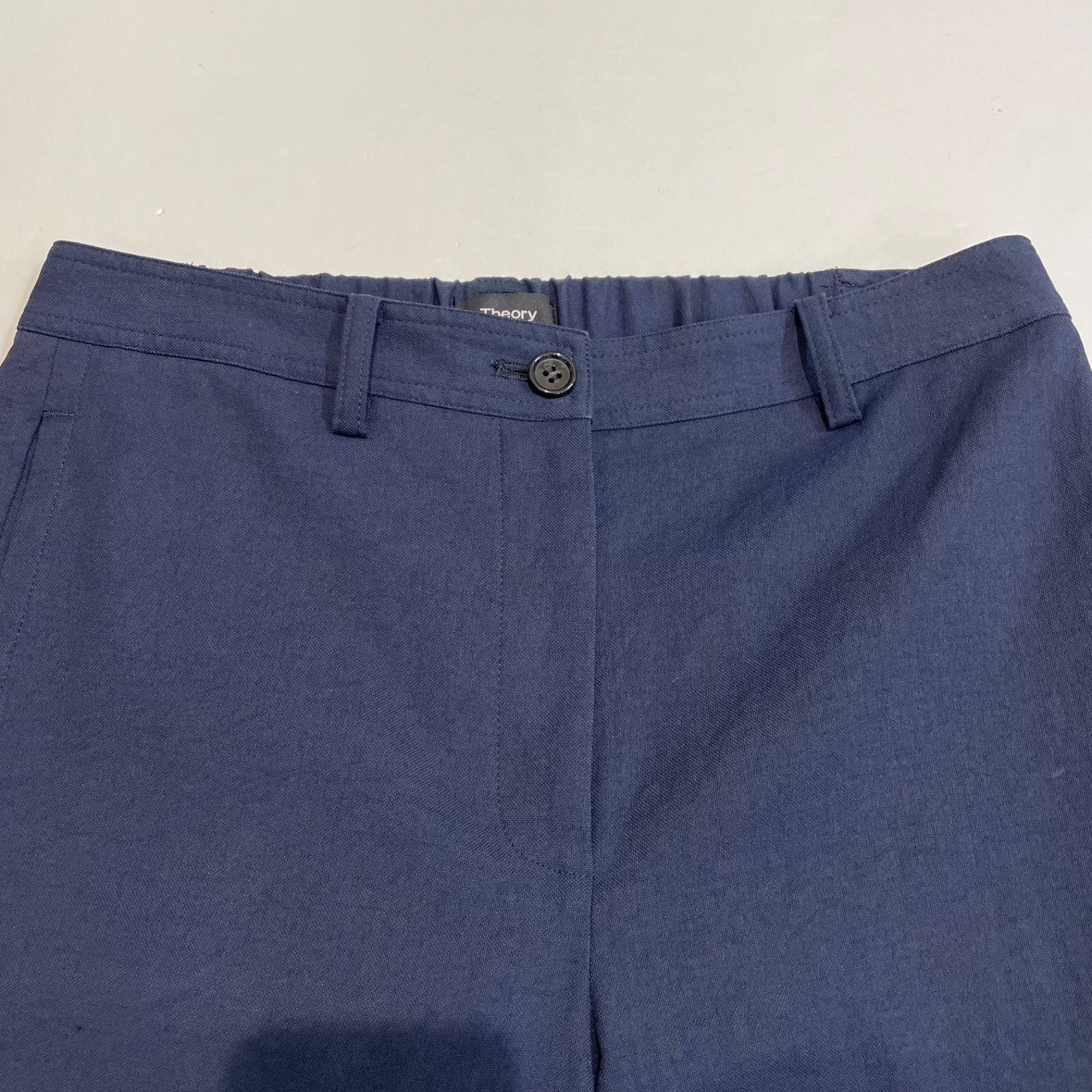 Theory セオリー リネン混ストレッチパンツ 10-9106411-880-702 綿混
