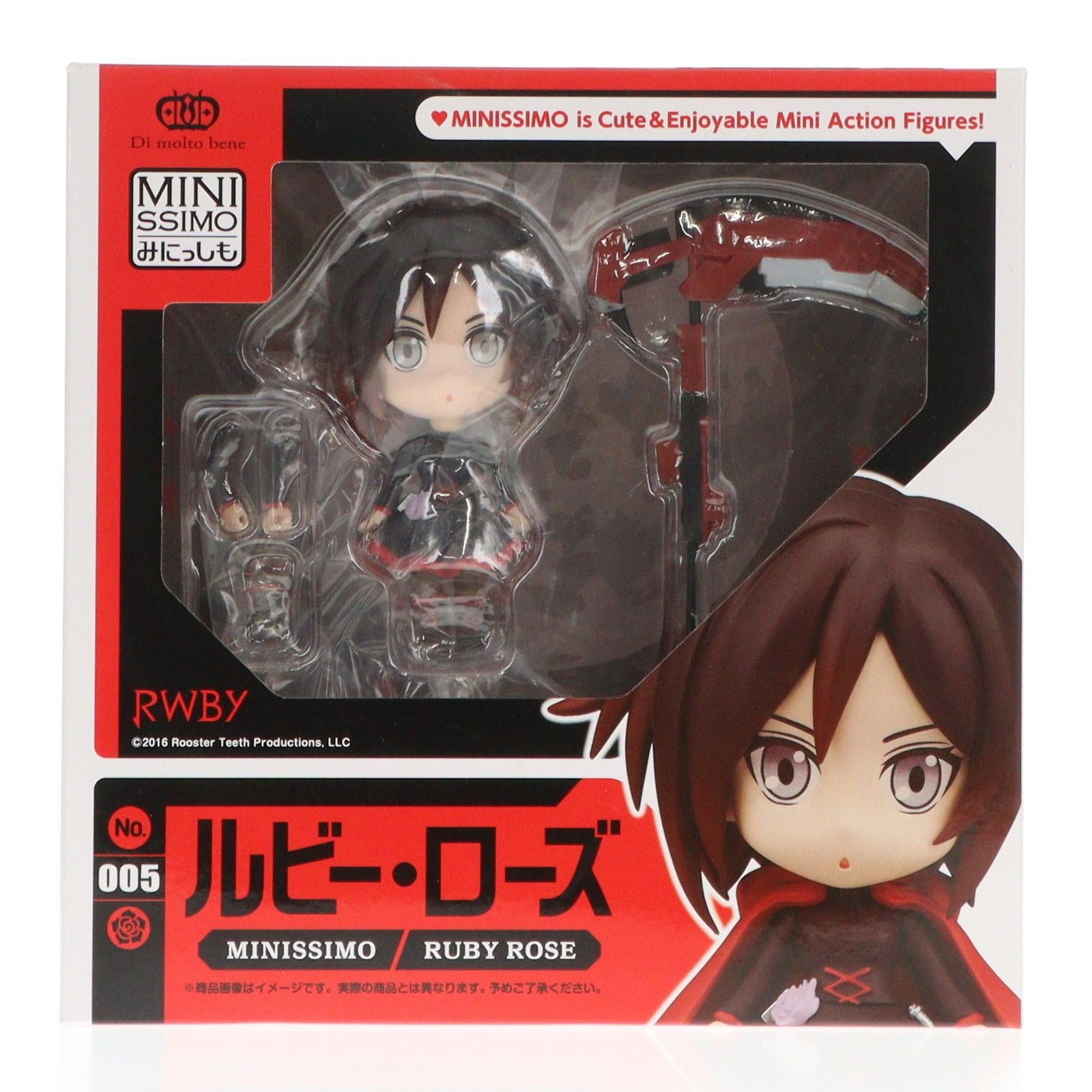 未開封！ディ・モールト・ベネ　ルビー・ローズ RWBY 完成品フィギュア みにっしも ルビー・ローズ RWBY(ルビー) 完成品 フィギュア ディ