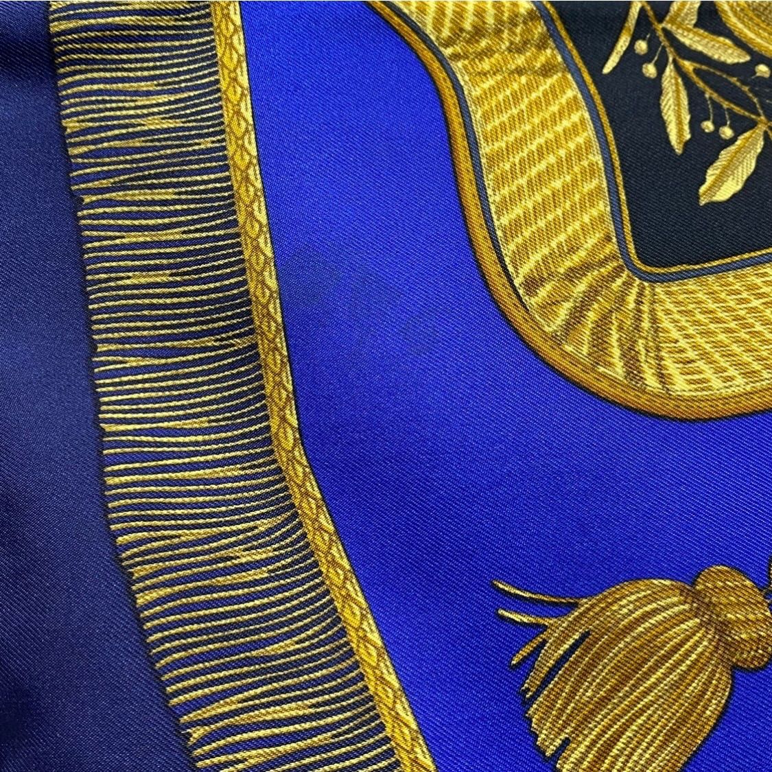 エルメス カレ90 Poste et Cavalerie シルクスカーフ サーベル飾り袋