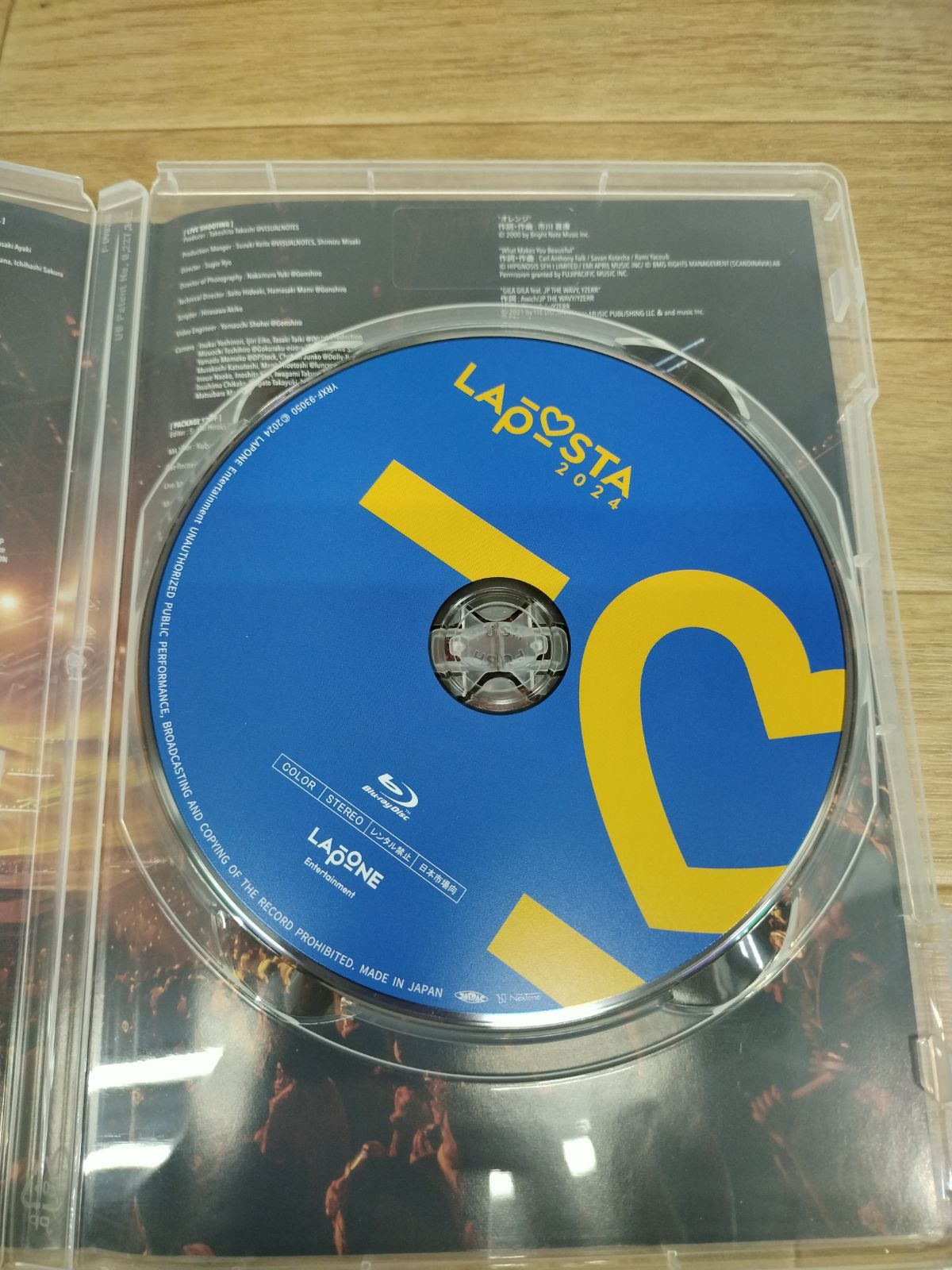 ミュージック LAPOSTA 2023 Blu-ray LAPOSTA 2023」通常版【Blu-ray】