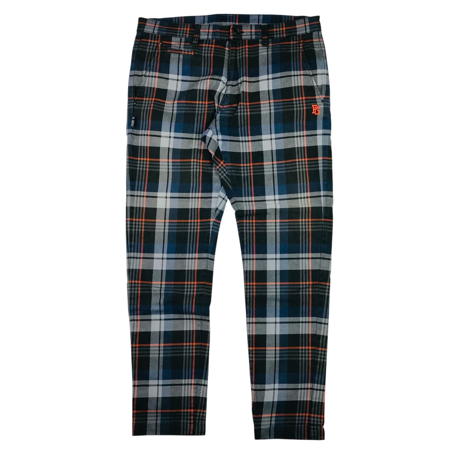 美品☆PEARLY GATES・パーリーゲイツ・メンズ ブランドロゴPG刺繍