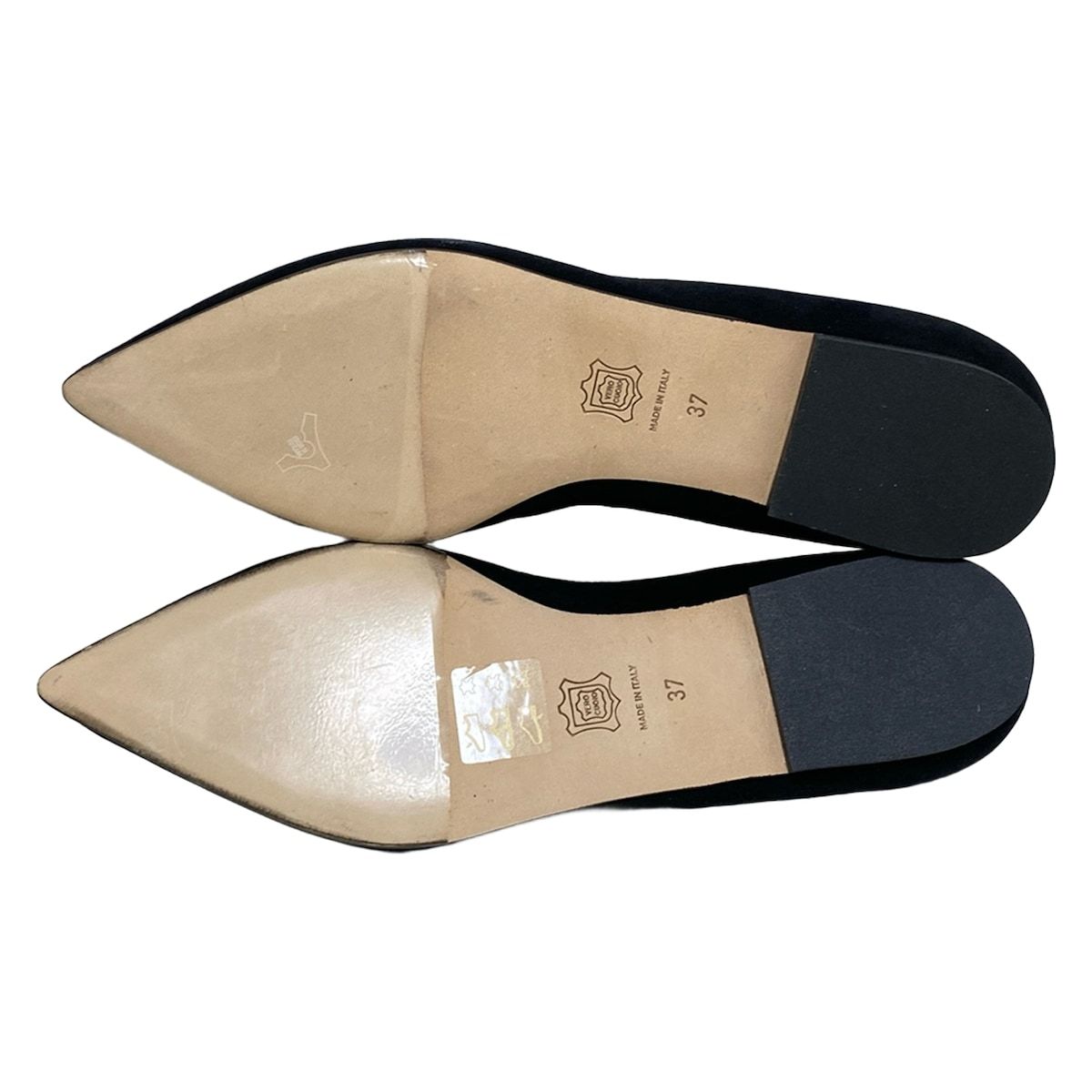 NEBULONI E.(ネブローニ) フラットシューズ 37 レディース 黒 - メルカリ