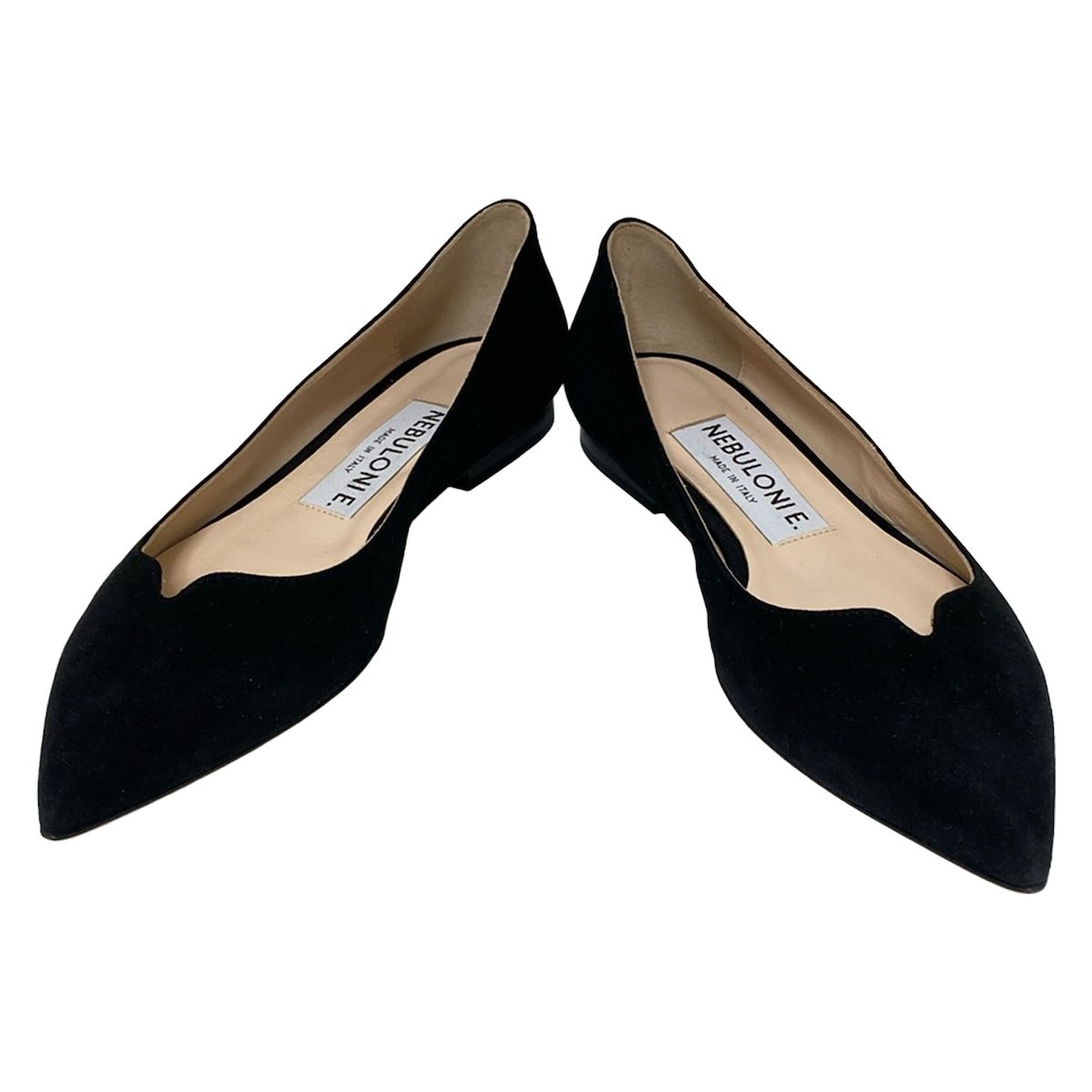 NEBULONI E.(ネブローニ) フラットシューズ 37 レディース 黒 - メルカリ