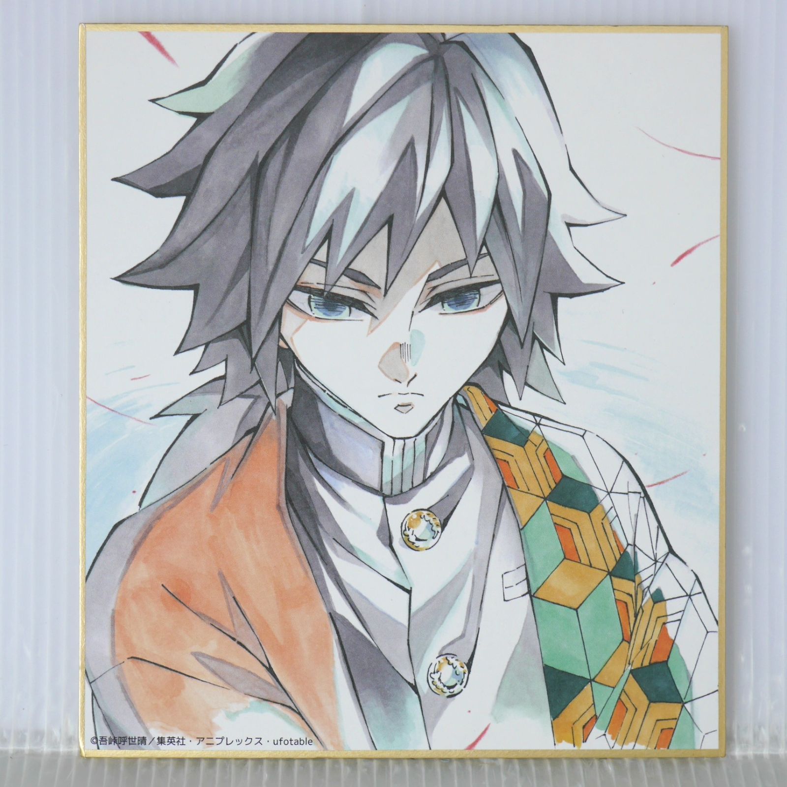 鬼滅の刃 複製ミニ色紙 冨岡 義勇 Demon Slayer: Kimetsu no Yaiba