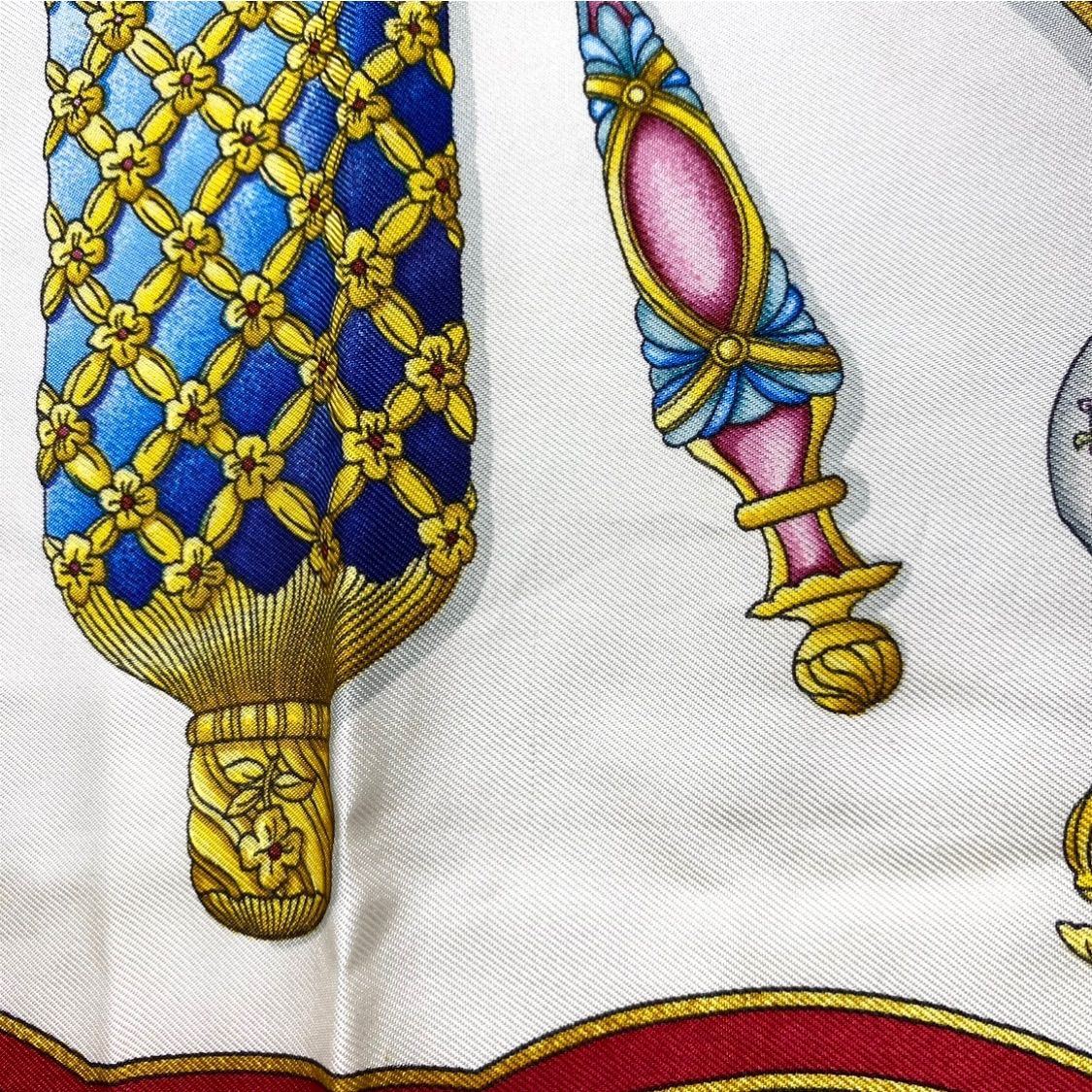 エルメス カレ90 Qu importe le flacon シルクスカーフ 香水瓶 ダーク