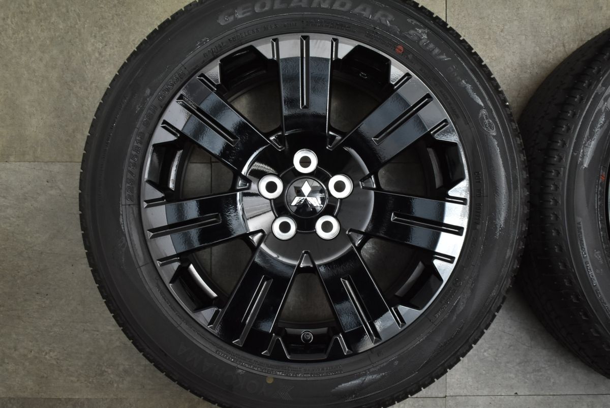 [新車外し]ミツビシデリカd5シャモニー純正18インチ　新品未使用 2025年製 新車外し品】ミツビシ デリカ D:5 シャモニー 純正 18in 7J +