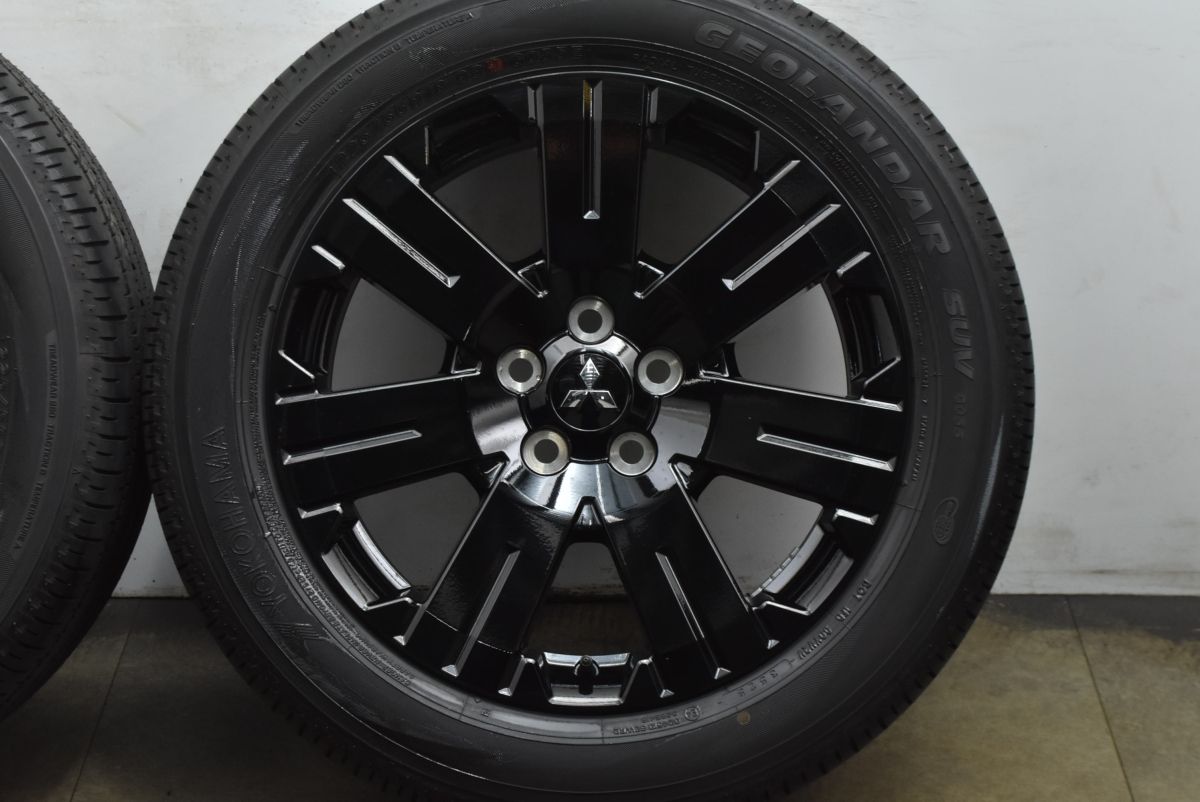 ミツビシ デリカD5 シャモニー純正取り外し タイヤ・ホイール 新車外し】三菱 デリカD 5 シャモニー 純正ホイール タイヤ 4本 225
