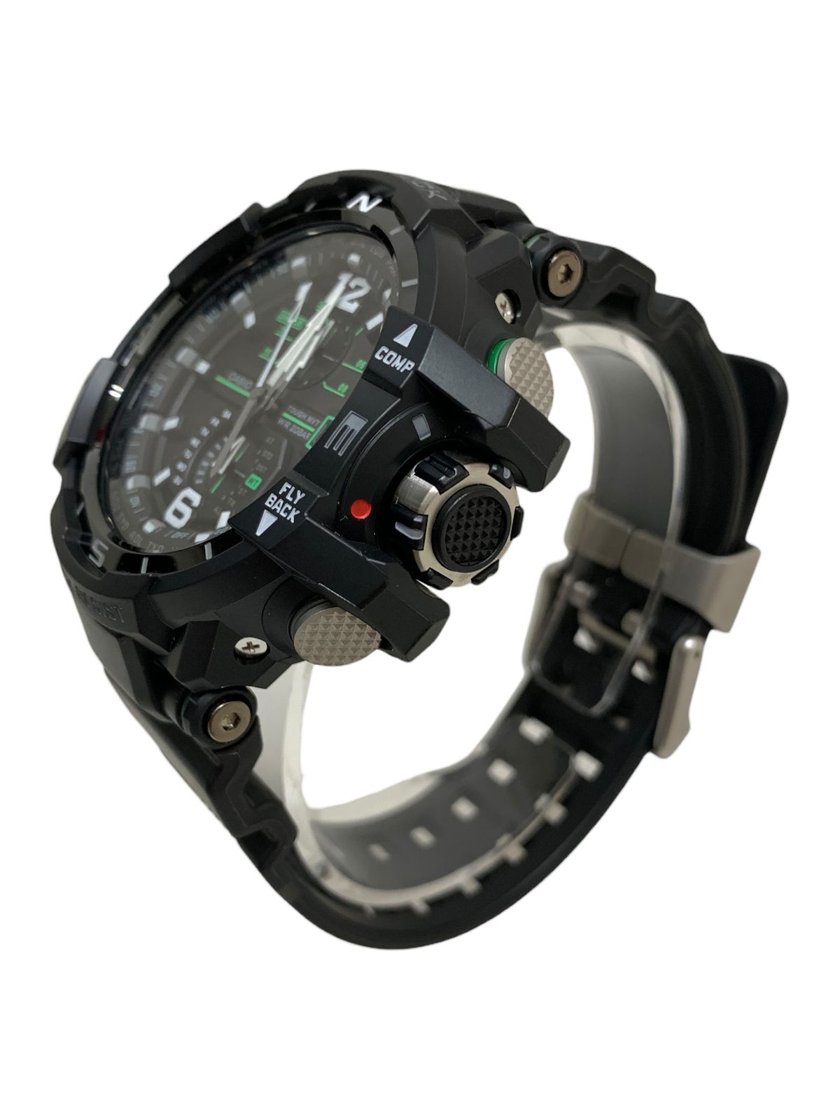 CASIO (カシオ) G-SHOCK Gショック GRAVITYMASTER MULTIBAND6 タフソーラー アナログ腕時計 GW-A1100-1A3JF ブラック メンズ/036